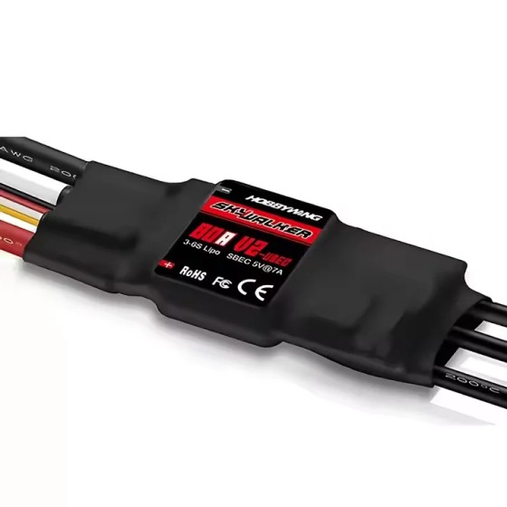 Wholesale Skywalker V2 ESC 2-6S Brushless Controller 15A-100A UBEC Plastic for RC Quadcopter Airplanes